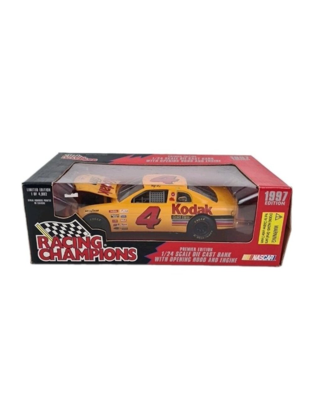 Racing Champions Nascar Stock Car Kodak #4 Sterling Marlin 1:24 Die Cast D41